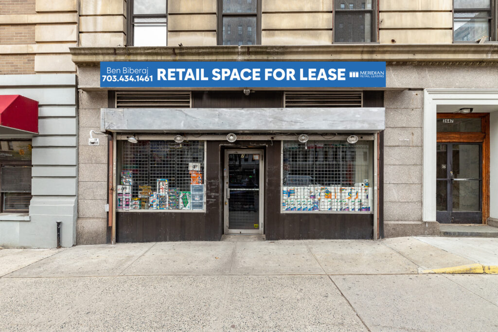 2647 Broadway NYC Retail Leasing